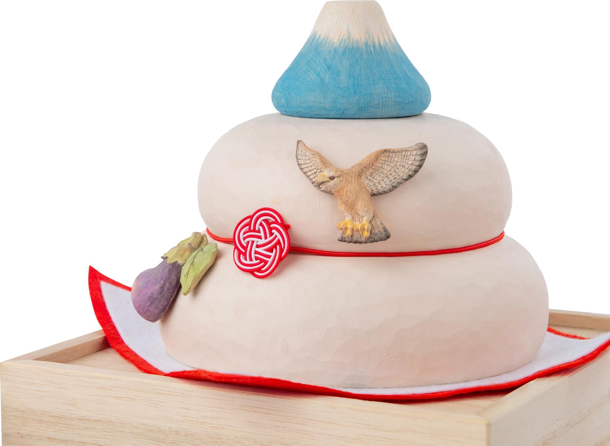 宝来宝来神社御祈祷『初夢木彫り鏡餅』 | 3枚目